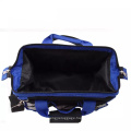 Promotion Purpose Electrician Plumber Use 12 Inch Portable Storage Tool Bag with Hard Bottom